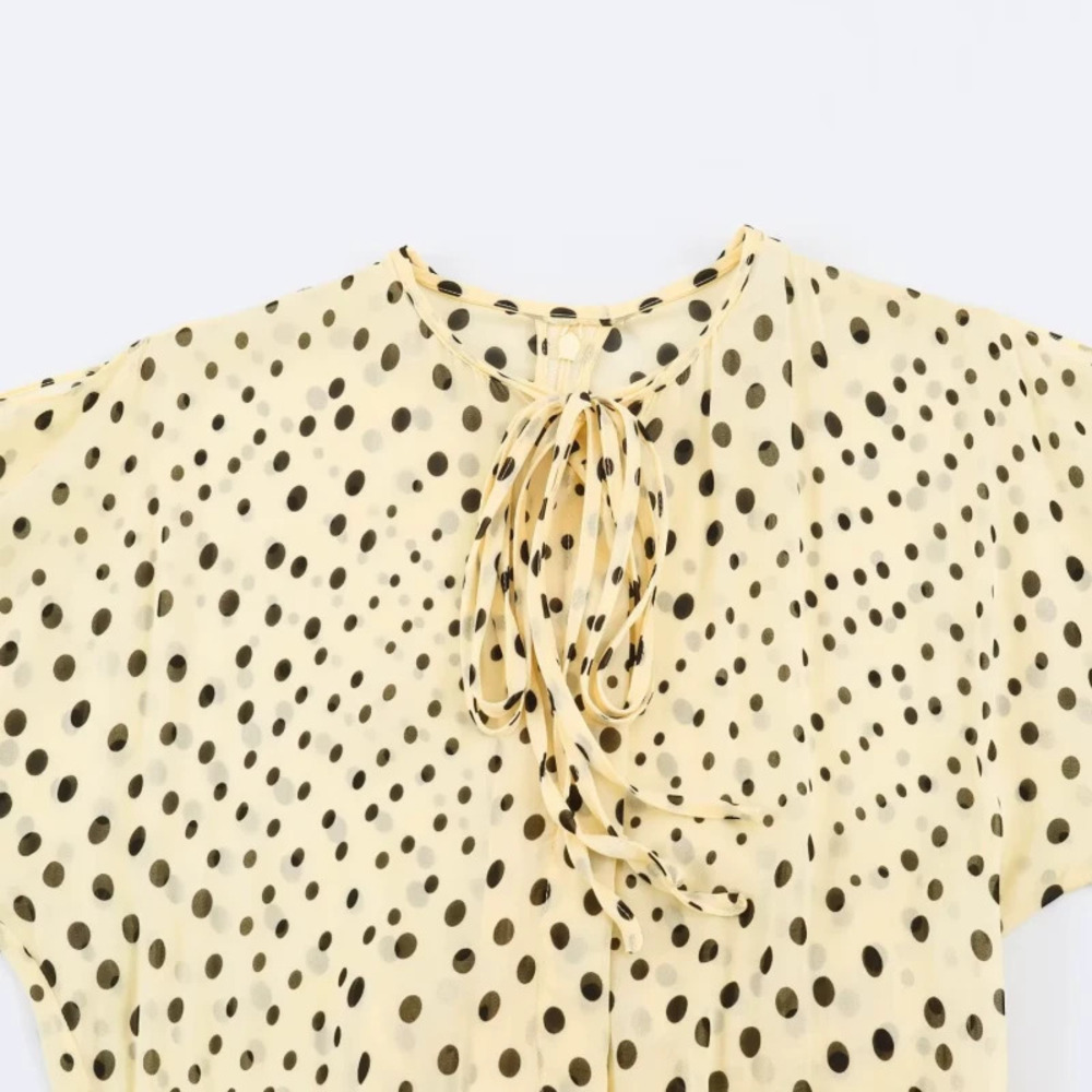 ZARA Summer Lazy Vibe Polka Dot Dress